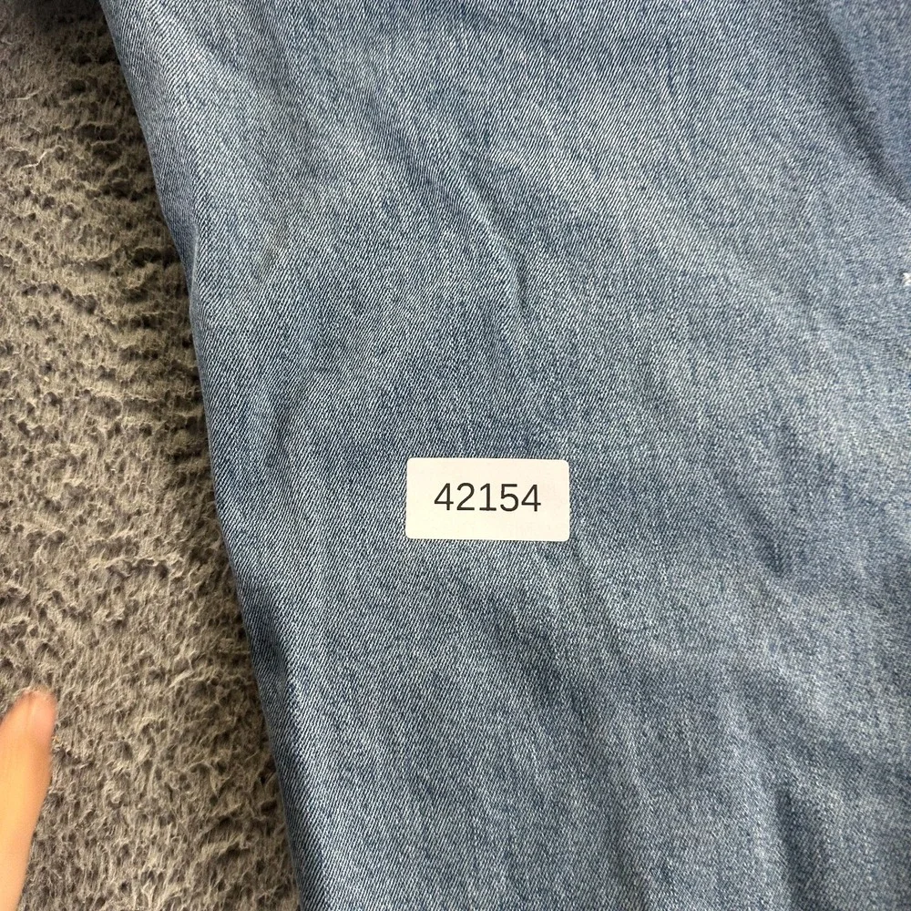 Levi's 550 Jeans Mens 34x36 Blue Cotton‎ Denim Straight Workwear Faded Stretch
